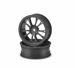 Tactic Street Eliminator 2.2" Front Drag Racing Wheels (2) (Black)