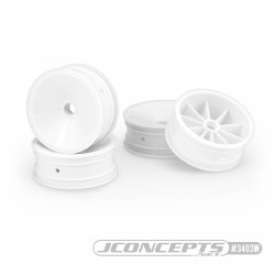 Mono 2.2 Bearing Front Wheels (White) (4) (RC10)