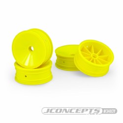 Mono 2.2 Bearing Front Wheels (Yellow) (4) (RC10)