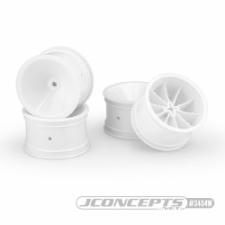 Mono 2.2 Rear Wheels (White) (4) (RC10)