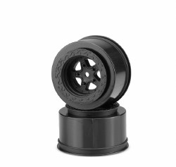 Starfish Mambo Street Eliminator Rear Drag Racing Wheels (Black) (2)