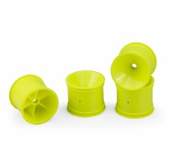 2.2" Bearing Front Stadium Truck Wheels (Yellow) (4) (RC10T/T2/T3/GT)