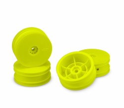 Losi Mini-B Front Mono Wheel Set (Yellow) (4)