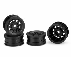 Axial SCX24 Hazard 1.0" 1/24 Crawler Wheels (Black) (4)