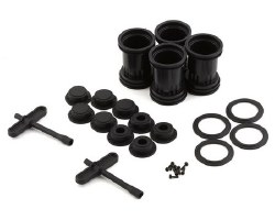 Tribute 1/24th Mini Monster Truck Wheels (Black) (4)