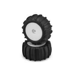 Animal Green Compound Pre-Mounted White Wheels (2)