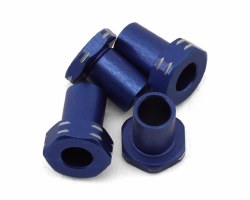 C10B7 aluminum caster hat bushings, 4pc - blue