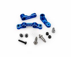 "RC10B7 | RC10B7D steering kit, blue "