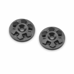 Aluminum RM2 Clover Wing Button (Black) (2)