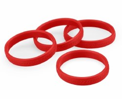 RM2 Red Hot Off-Road Tire Bands (Red)