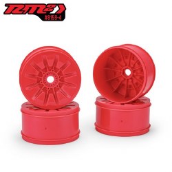 M2, Pioneer 1:8th Truck Wheel, 4.0" - Retro Pink, 4pc