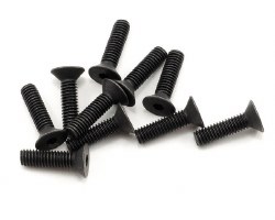 Kyosho 4x15mm Flat Head Hex Screw (10)