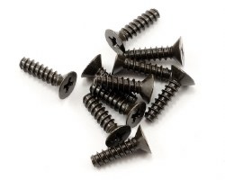 Kyosho 4x15mm Self Tapping Flat Head Screw (10)