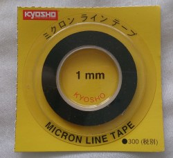 Micron Tape 1mmx5M, Black