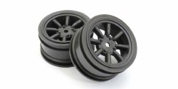 8-Spoke Watanabe Wheel Black Metallic / 2pc