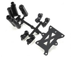 Kyosho Plastic Fuel Tank Stay & Servo Tray Parts Set (TKI3/TKI4)