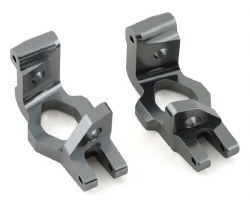 Kyosho Aluminum Front Hub Carrier Set (Gunmetal) (2)