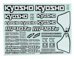 Kyosho MP10Te Decal Sheet