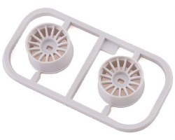 Kyosho Mini-Z AWD Multi Wheel (White) (2) (Wide/+1.0 Offset)