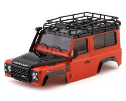 Kyosho Mini-Z MX-01 Land Rover Defender 90 Pre-Painted Body Set (Orange/Black)