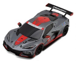 Kyosho Mini-Z MR-04 Chevrolet Corvette C8.R Pre-Painted Body (Gun Metal/Red)