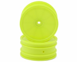 "Kyosho Optima 2.2"" Front Dish Wheels (Yellow) (2)"