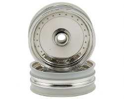 Kyosho Dish Front Wheel (2) (Chrome)