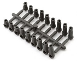 Kyosho 4.8mm Hard Ball Ends (Gunmetal) (18)