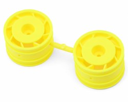Kyosho Ultima 8D 50mm Rear Wheel Set (Yellow) (2) w/12mm Hex