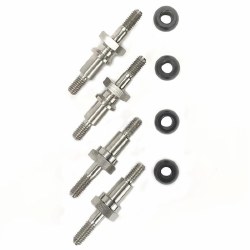 Titanium Shock Mounts for  Associated RC10B6.1/B6.1D/T6.1/SC6.1, (4pcs)