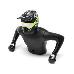 Losi Rider Figure Upper, FXR Yellow: PM-SM