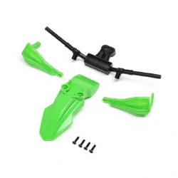 Losi Fender, Handguards & Handle Bars, Green: PM-SM