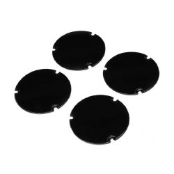 Wheel Cover Set, Black: 22S Sprint