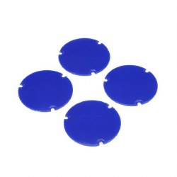 Wheel Cover Set, Blue: 22S Sprint