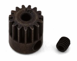 Pinion Gear, 15T, 0.5M, 2mm Shaft: Mini LMT