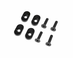 EngineMountInsert & Screws 21T, Black(4): DBXL 2.0