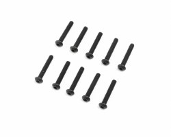 Button Head Screws, M2.5 x 16mm (10)