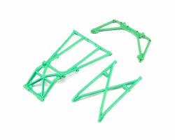 Rear Cage and Hoop Bars, Green: LMT