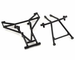 Front & Upper Cage Bars, Black: LMT Mega