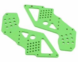 Front Chassis Plate, Green (2): LMT Mega KS