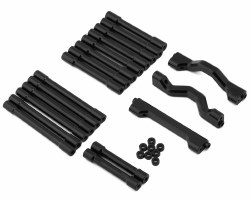 Crossbar Brace & Spacer Set, TT, AL,BLK:LMT, TTLMT