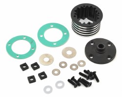 Diff Housing Set, Aluminum (1): DBXL-E