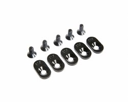 EngineMntInsert&Screws, BLK, 20.5T(5): 5ive-T 2.0