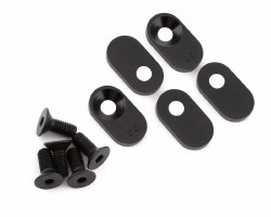 EngineMntInsert&Screws, BLK, 22T(5): 5ive-T 2.0