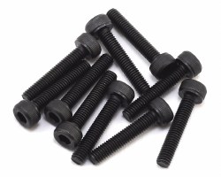 Cap Head Screws, Stl, BO, M3 x 16mm (10)