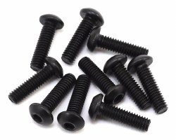 Button Head Screws, Stl, BO, M4 x 14mm (10)