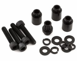 Engine Mount Spacers & ClutchMount,Al,Blk:DBXL 2.0