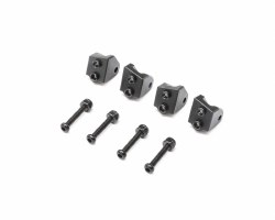 Lower 4-link Mount Set,Aluminum, Black(4):Mini LMT