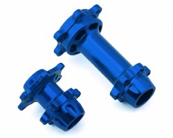 Aluminum Hub Set, Machined, Blue: PM-MX