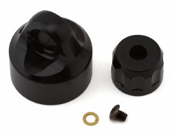 Shock Cap Set, Aluminum, Black: PM-MX